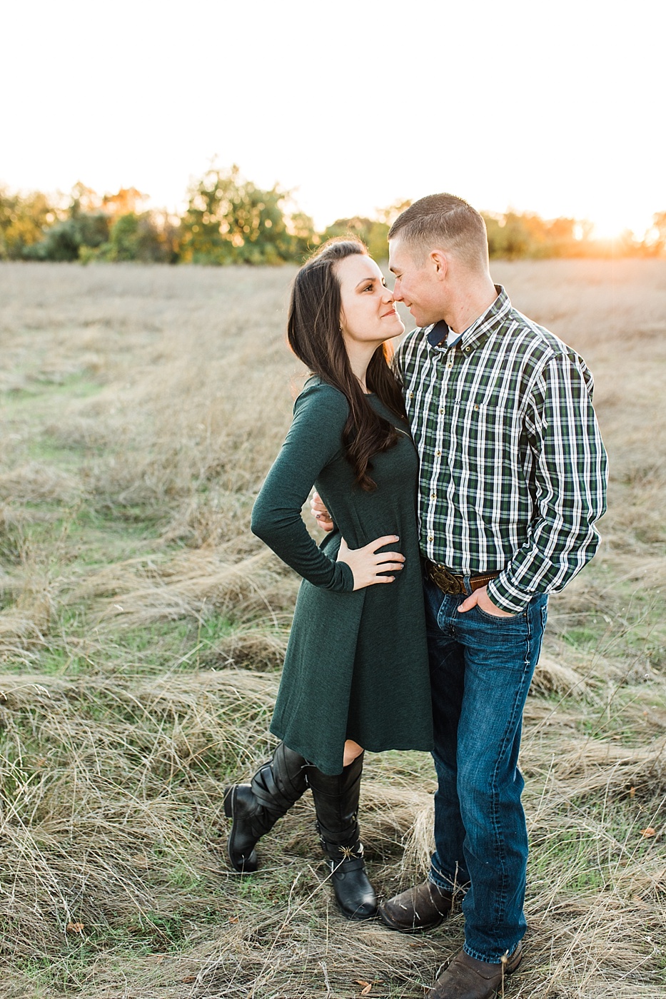 Folsom Engagement Session with Fall Cuddles - Ashley Baumgartner