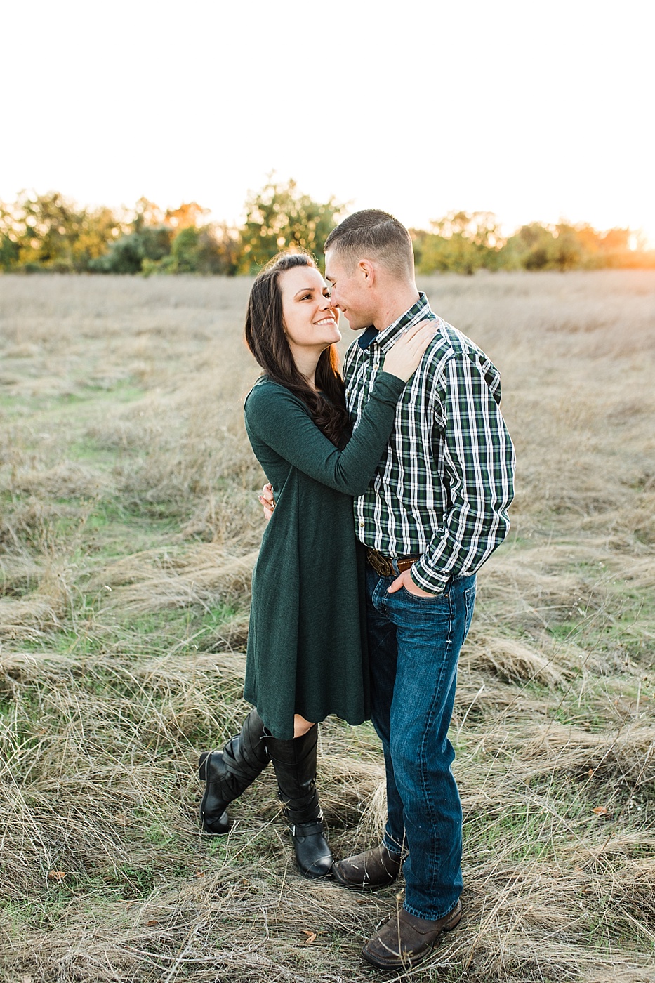 Folsom Engagement Session with Fall Cuddles - Ashley Baumgartner