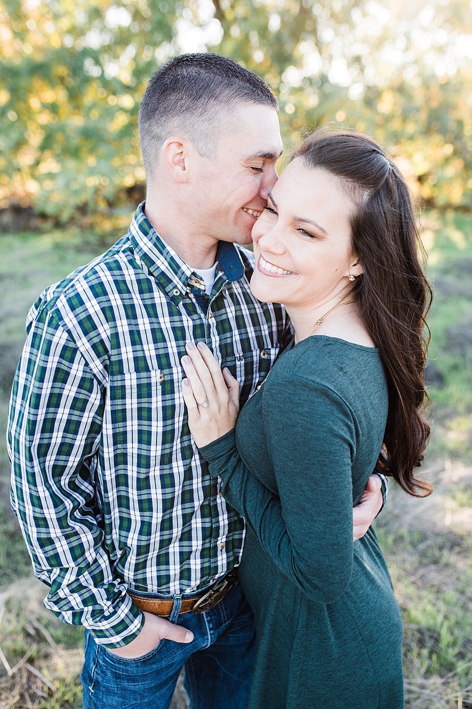 Folsom Engagement Session with Fall Cuddles - Ashley Baumgartner