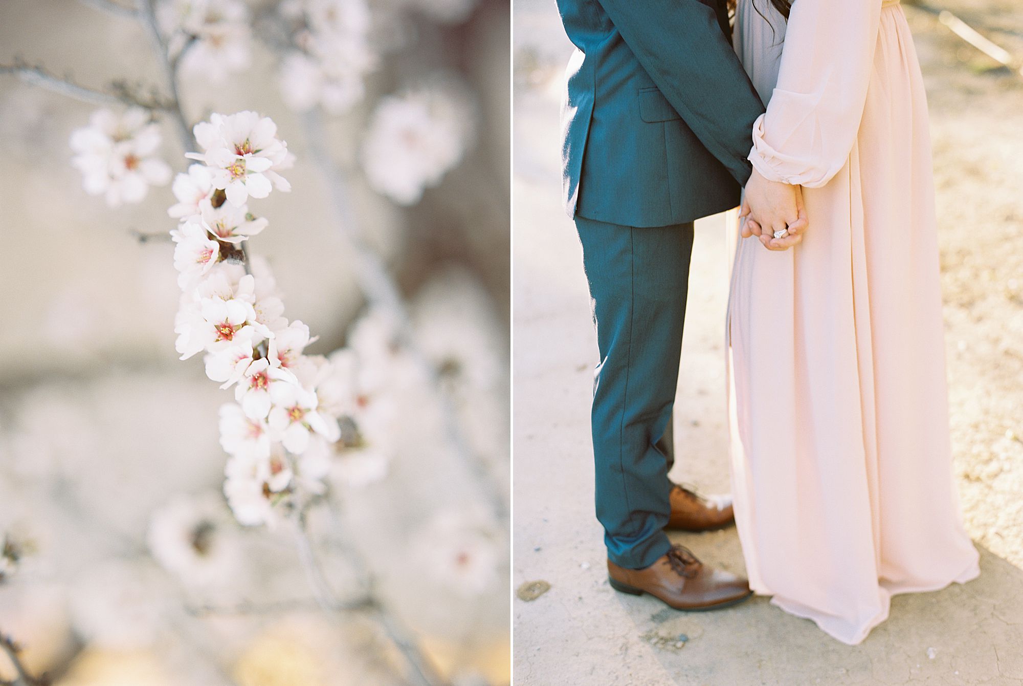 Almond Orchard Engagement Session - Caley and Tyler - Lone Oak Wedding - Ashley Baumgartner - Almond Blossom_0003.jpg