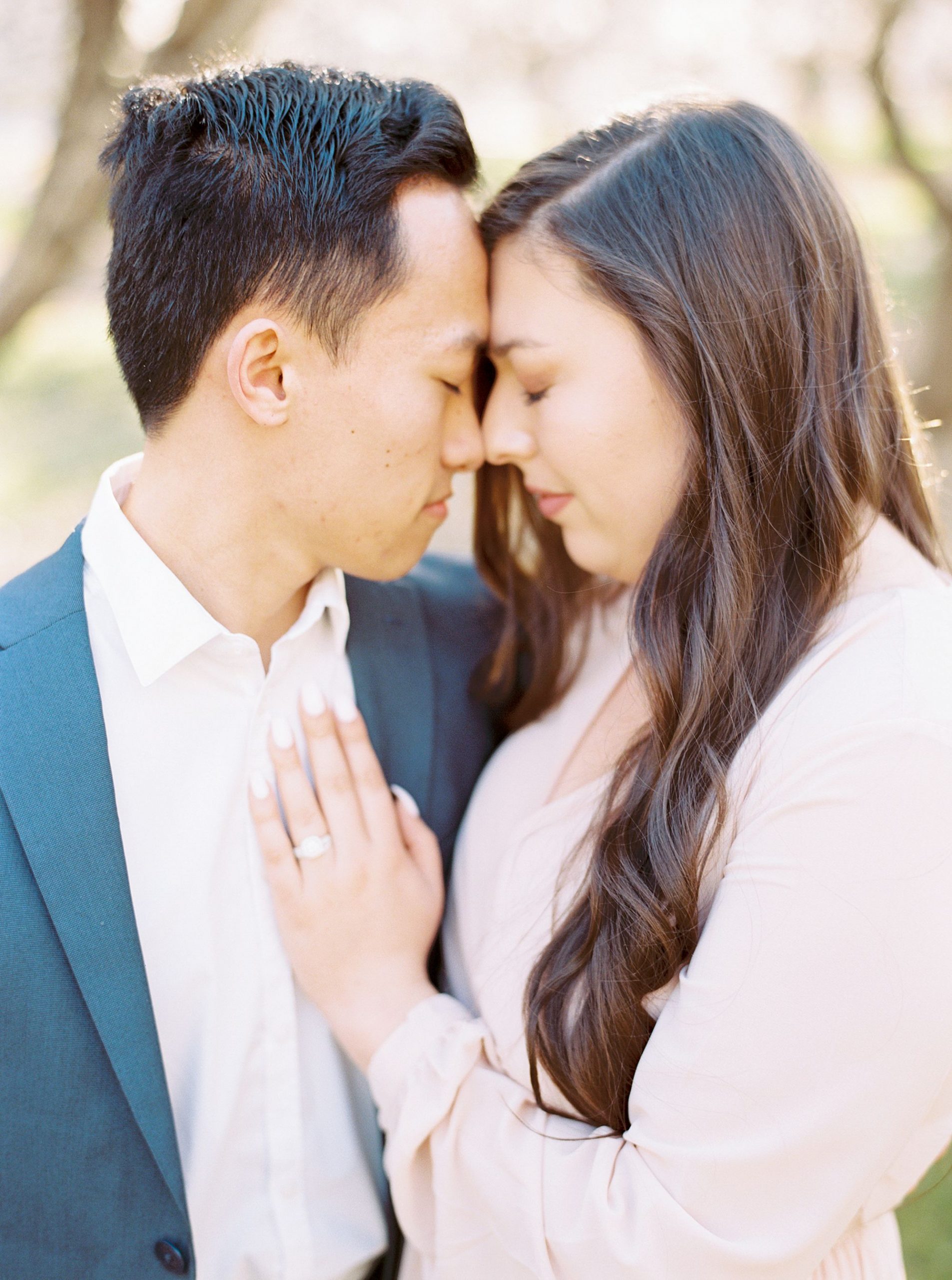 Almond Orchard Engagement Session - Caley and Tyler - Lone Oak Wedding - Ashley Baumgartner - Almond Blossom_0008.jpg