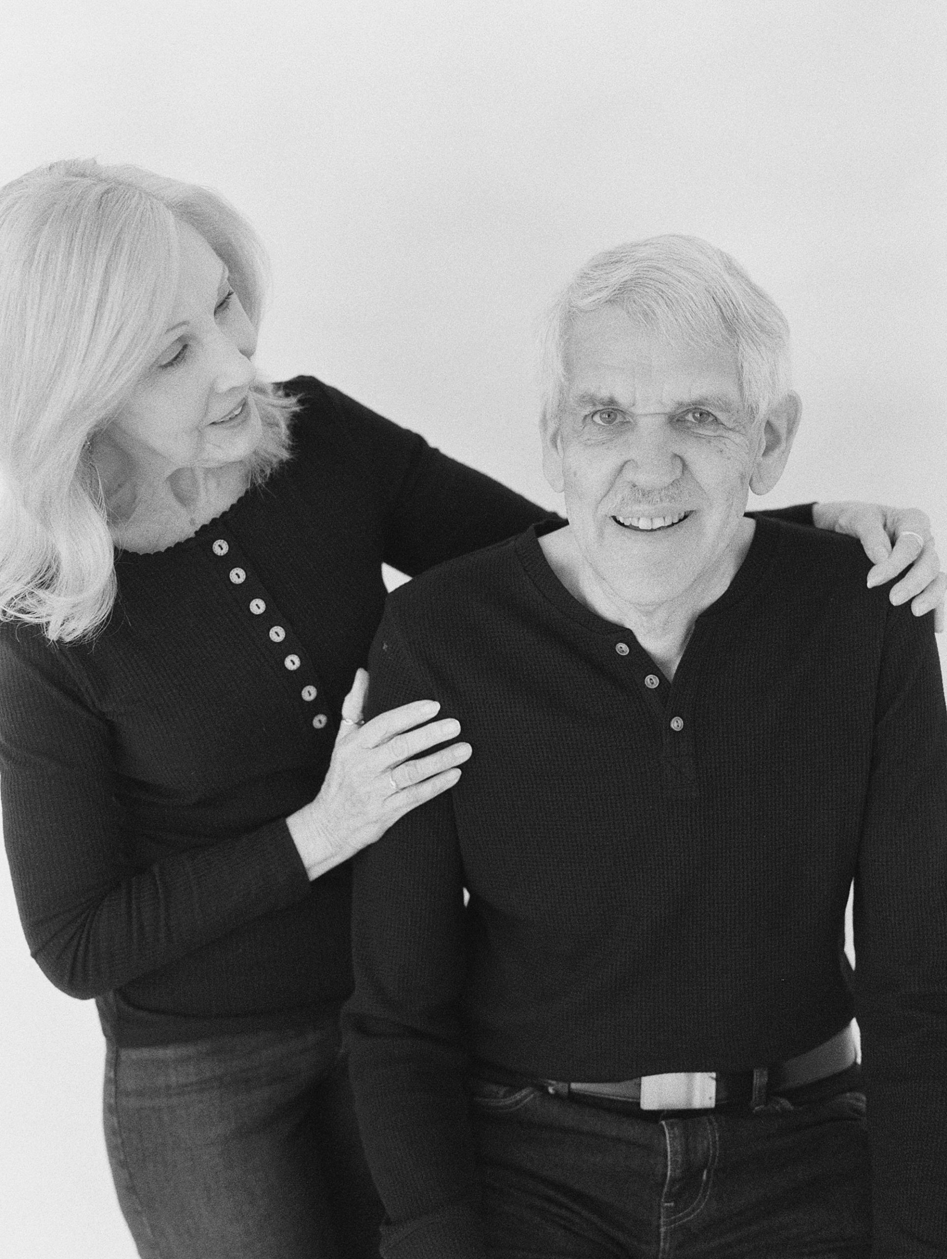 Gramma and Baba and Ellis - Ash Baumgartner - Grandparent Photos - Black and White Film - Alzheimers Legacy_0034.jpg