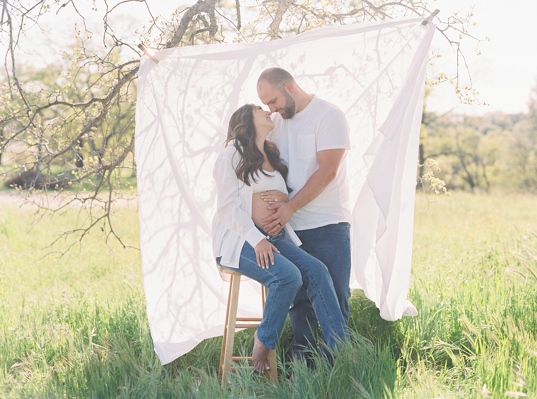 Wildflower Maternity - Folsom Maternity - Amy and Josh - Ash Baumgartner - Film Maternity Photos - Sacramento Photographer_0001.jpg