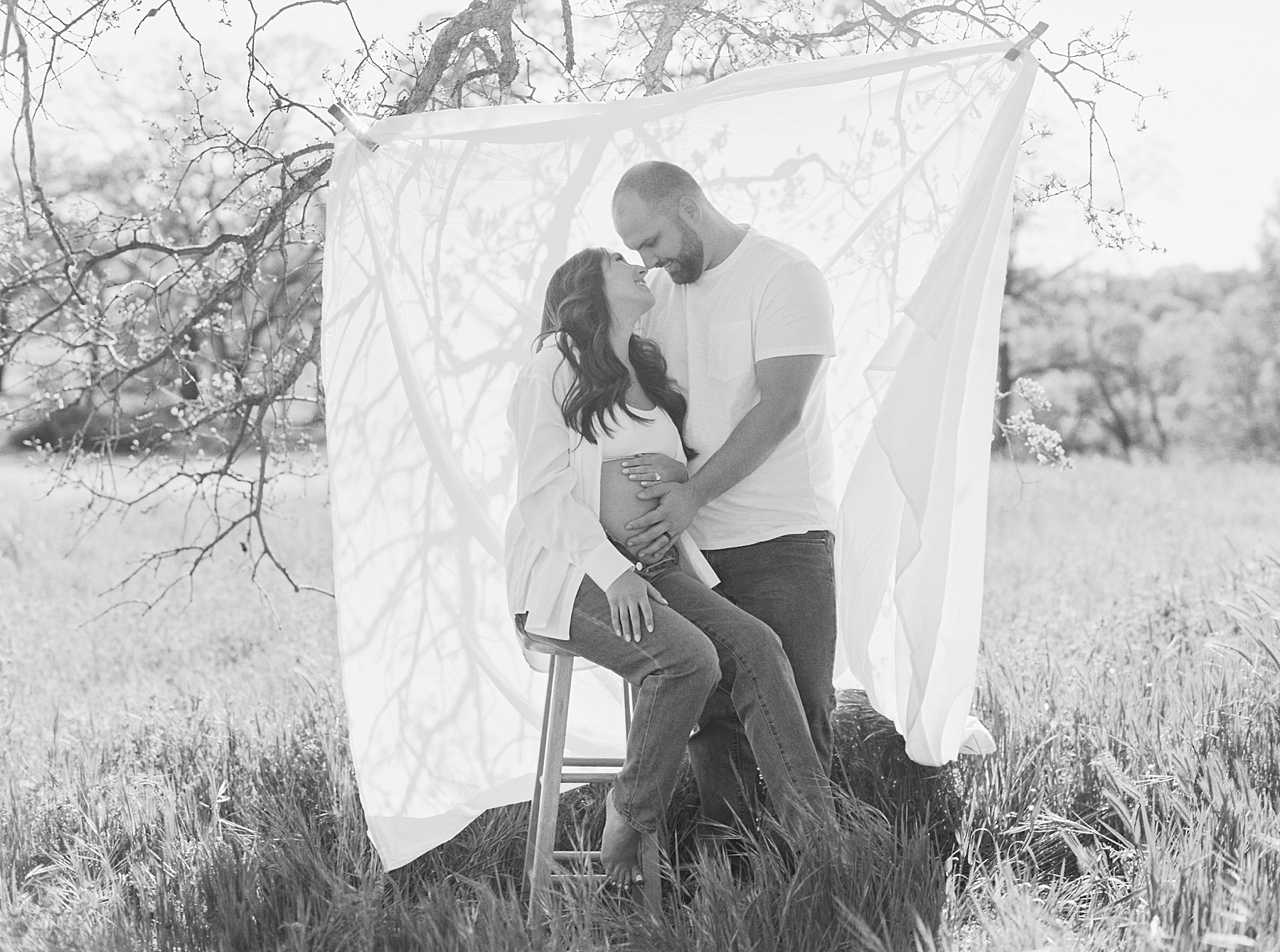 Wildflower Maternity - Folsom Maternity - Amy and Josh - Ash Baumgartner - Film Maternity Photos - Sacramento Photographer_0005.jpg