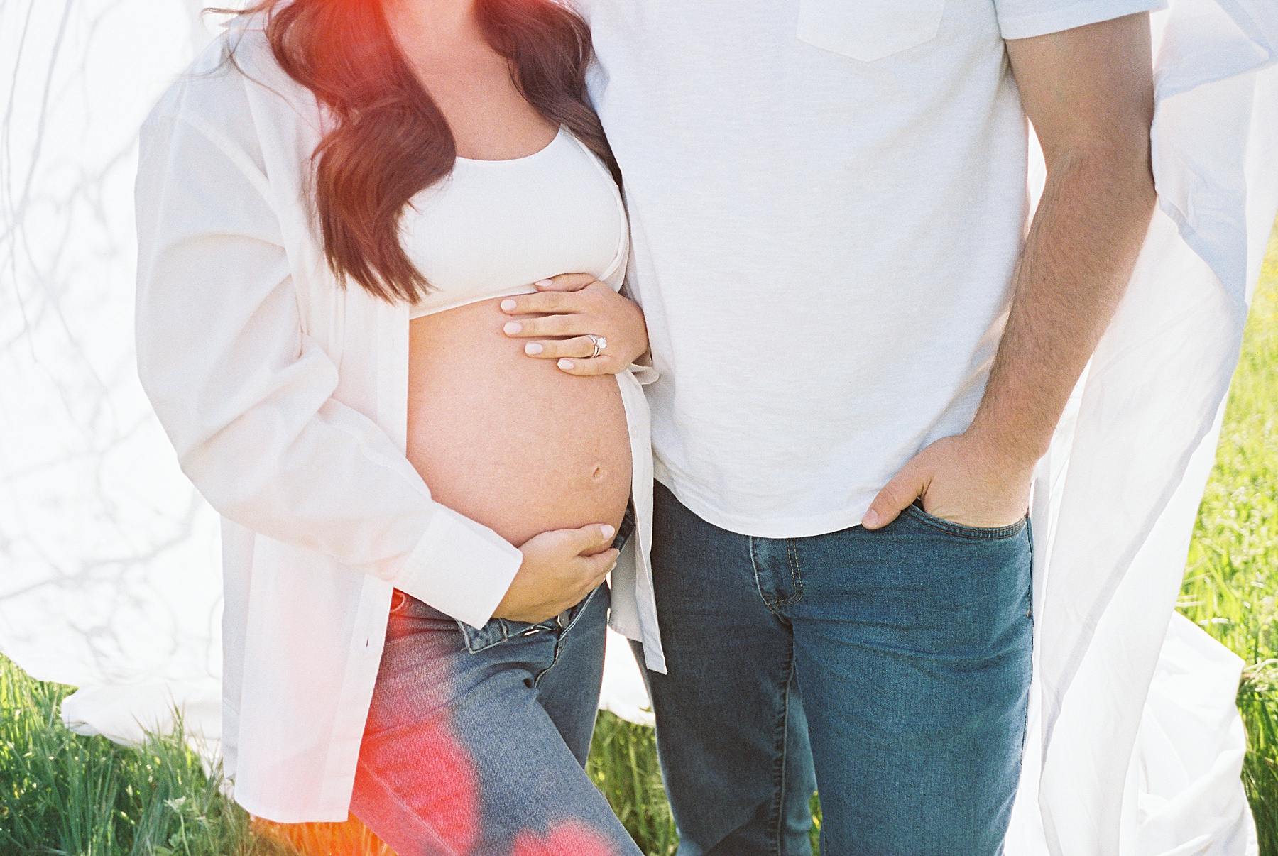 Wildflower Maternity - Folsom Maternity - Amy and Josh - Ash Baumgartner - Film Maternity Photos - Sacramento Photographer_0013.jpg
