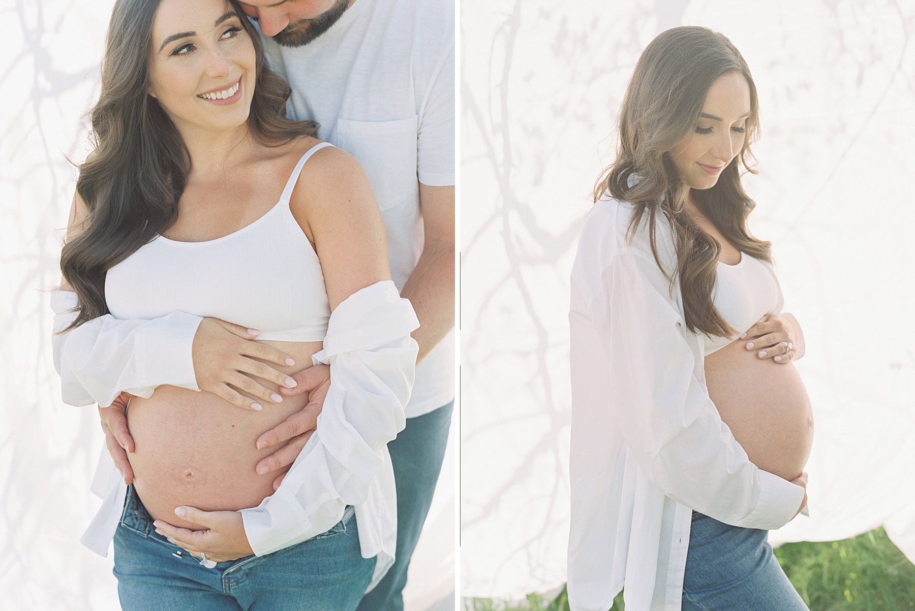 Wildflower Maternity - Folsom Maternity - Amy and Josh - Ash Baumgartner - Film Maternity Photos - Sacramento Photographer_0014.jpg