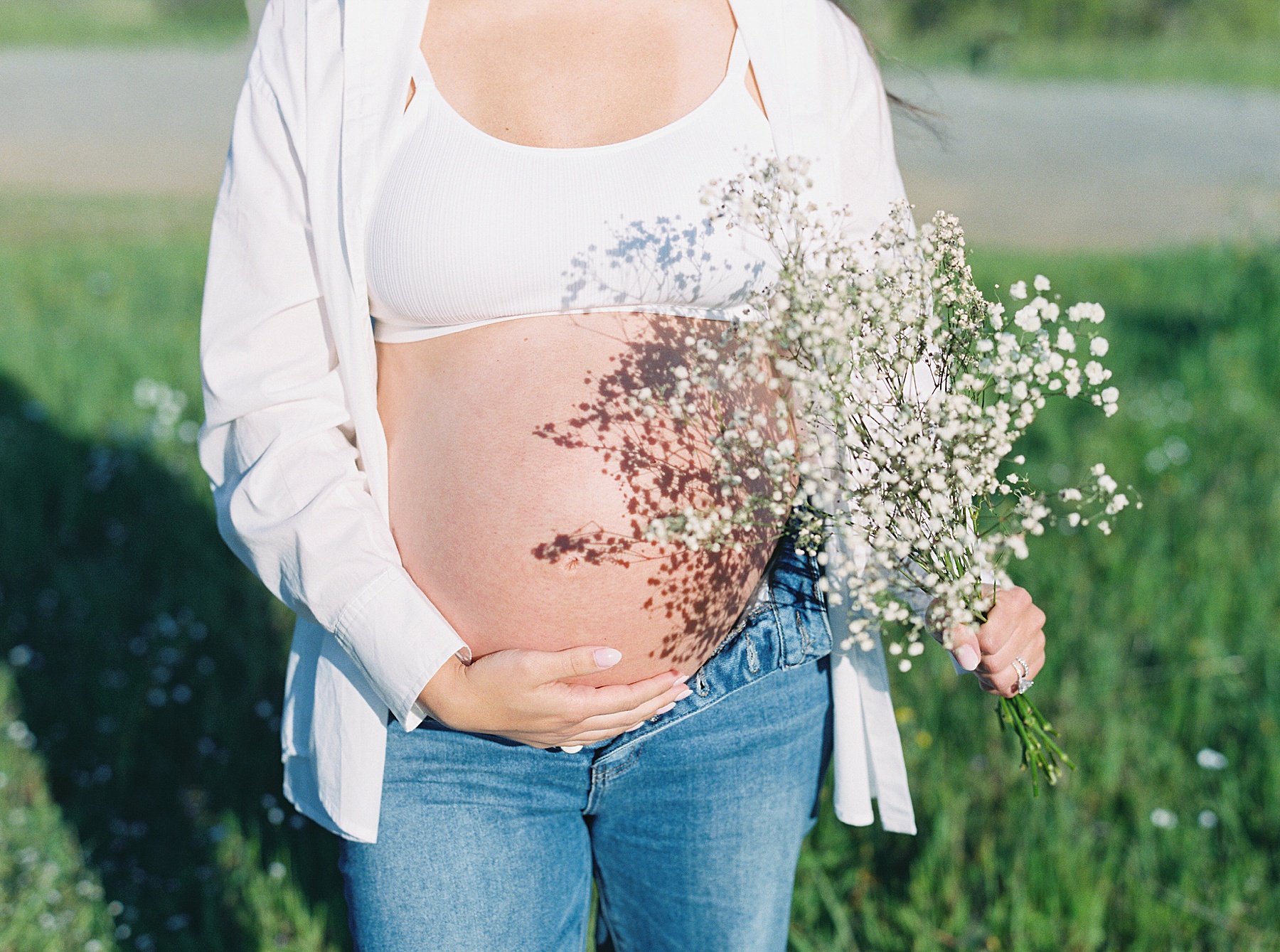 Wildflower Maternity - Folsom Maternity - Amy and Josh - Ash Baumgartner - Film Maternity Photos - Sacramento Photographer_0015.jpg