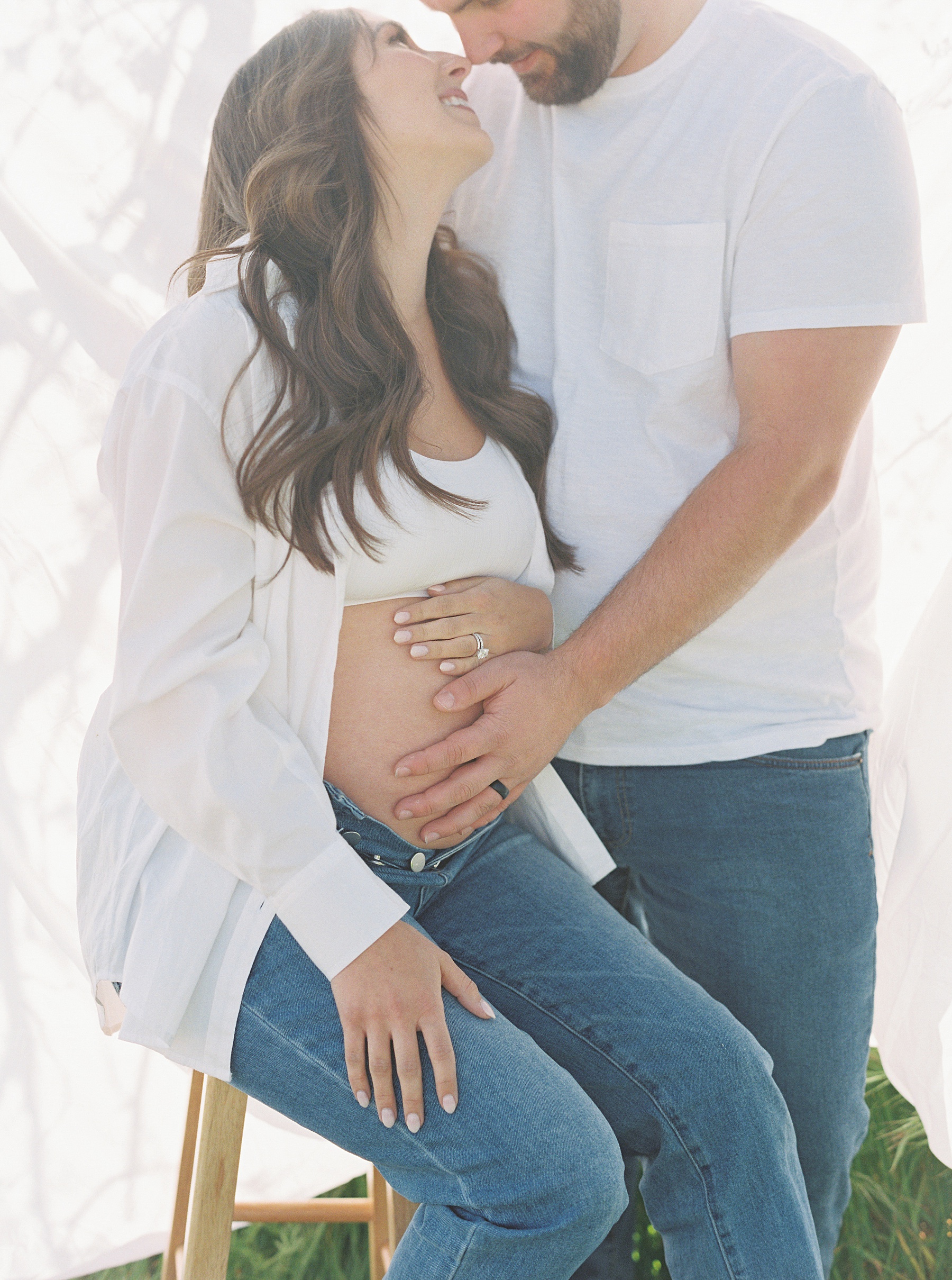 Wildflower Maternity - Folsom Maternity - Amy and Josh - Ash Baumgartner - Film Maternity Photos - Sacramento Photographer_0016.jpg