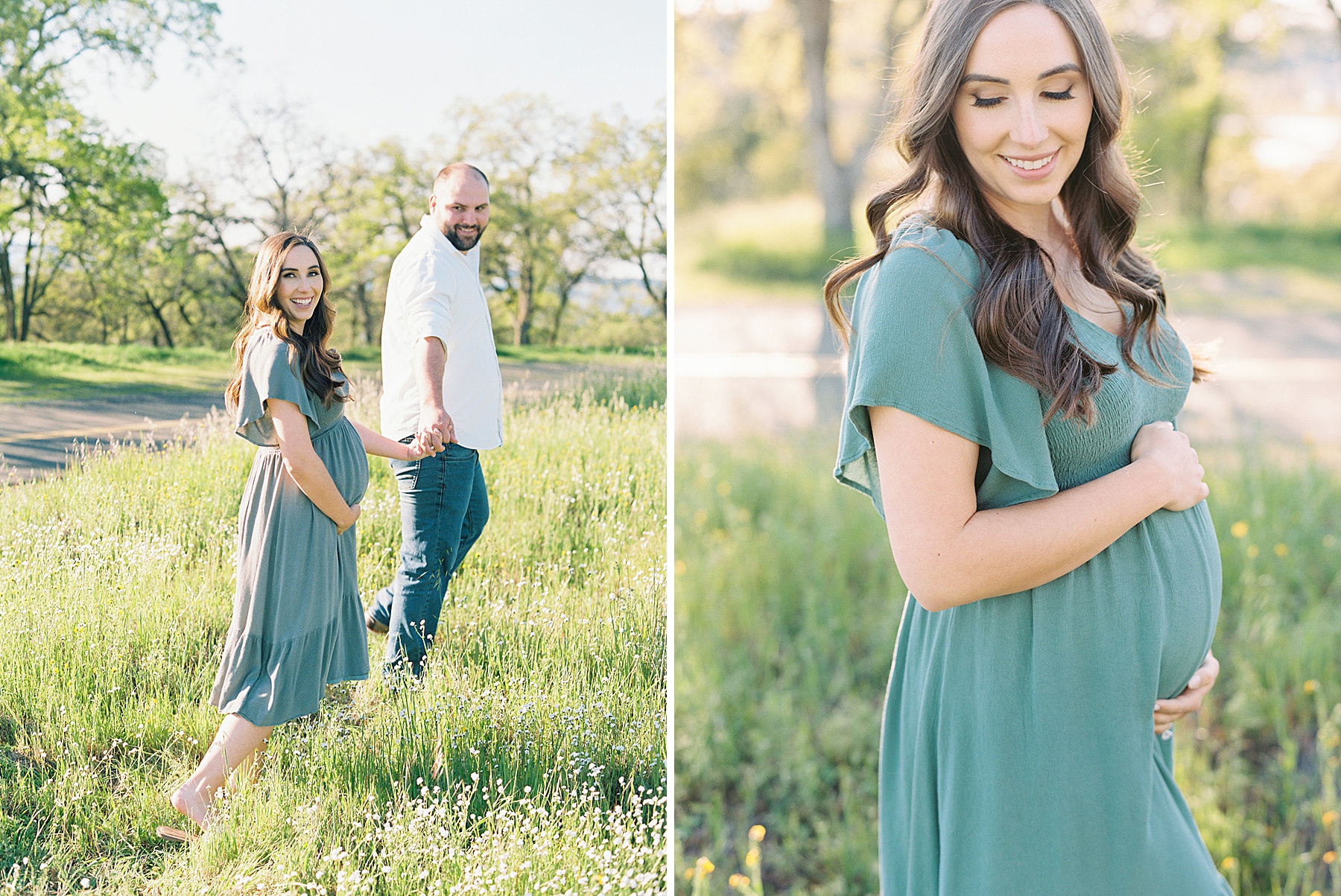 Wildflower Maternity - Folsom Maternity - Amy and Josh - Ash Baumgartner - Film Maternity Photos - Sacramento Photographer_0020.jpg