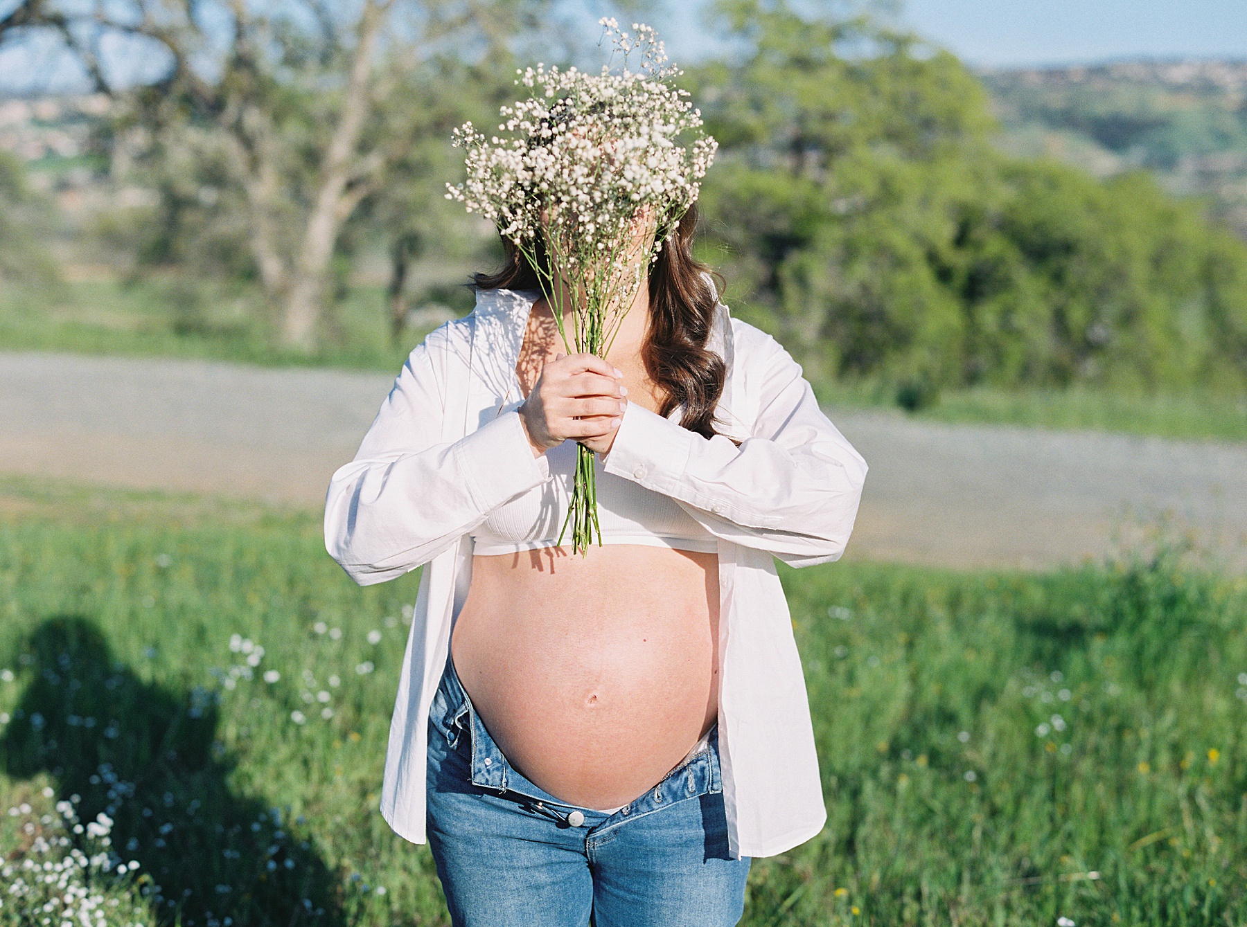 Wildflower Maternity - Folsom Maternity - Amy and Josh - Ash Baumgartner - Film Maternity Photos - Sacramento Photographer_0027.jpg