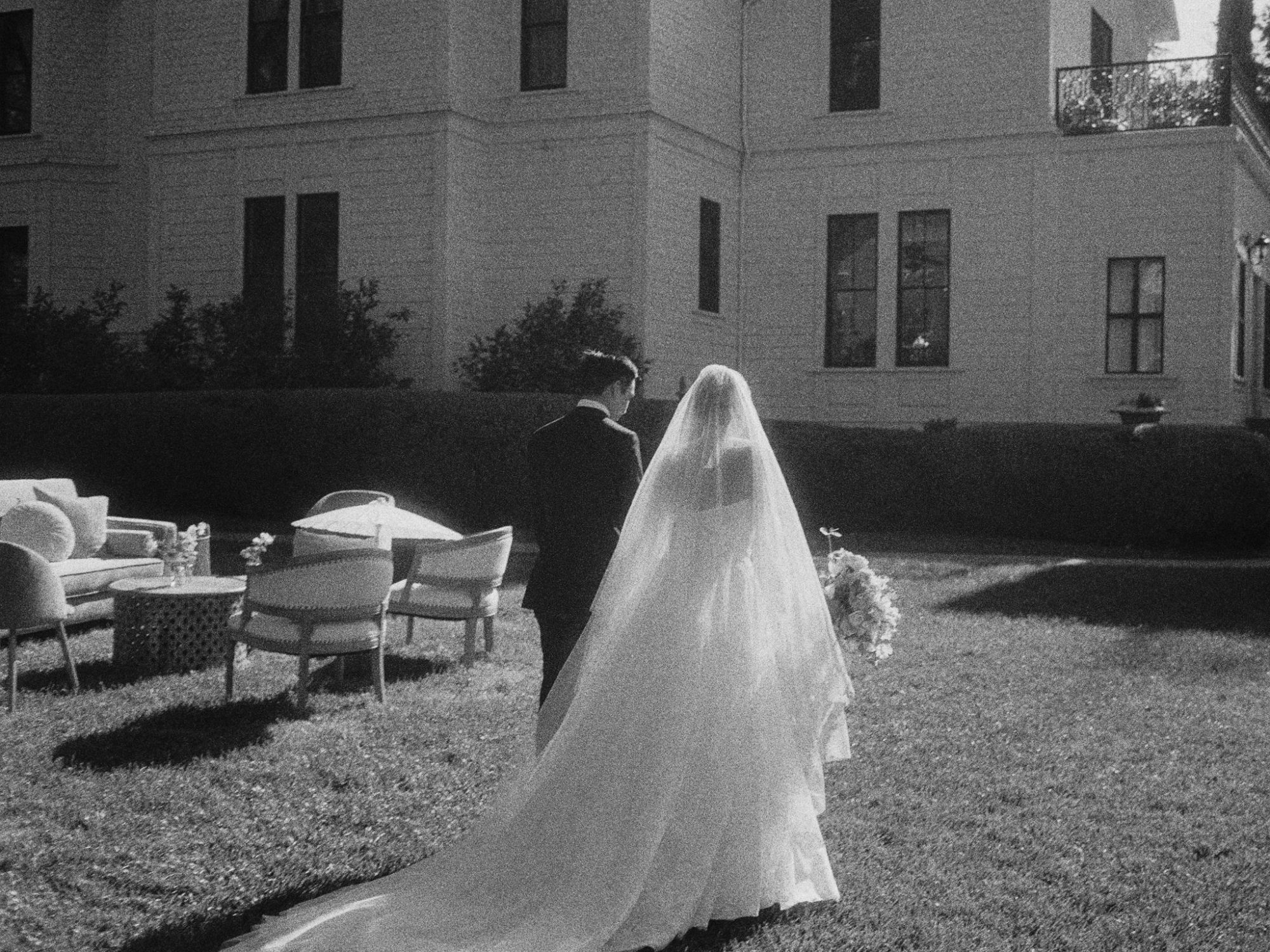 Quiet luxury wedding captured on 35mm film